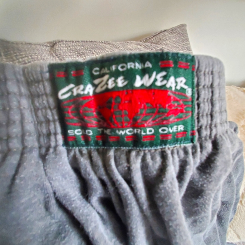 California Crazee Wear vintage gym pant/ jogging pant